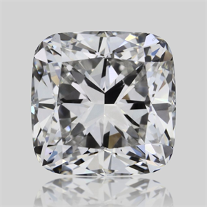Picture of Natural Diamond 0.44 Carats, Cushion with  Cut, F Color, VVS1 Clarity and Certified by GIA