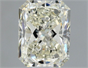 Natural Diamond 0.70 Carats, Radiant with  Cut, J Color, SI2 Clarity and Certified by HRD