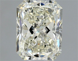 Picture of Natural Diamond 0.70 Carats, Radiant with  Cut, J Color, SI2 Clarity and Certified by HRD