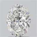 Natural Diamond 1.00 Carats, Oval with  Cut, F Color, VS1 Clarity and Certified by GIA