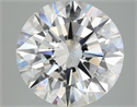 Lab Grown Diamond 4.94 Carats, Round with Excellent Cut, E Color, VS1 Clarity and Certified by IGI