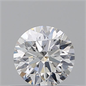 Natural Diamond 0.47 Carats, Round with Excellent Cut, F Color, VS2 Clarity and Certified by GIA