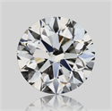 Diamante Natural 0.90 quilates, Redondo , Color G, claridad IF y certificado IGI