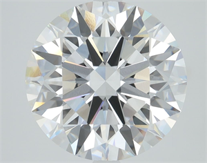 Picture of Lab Grown Diamond 4.36 Carats, Round with Excellent Cut, E Color, VVS1 Clarity and Certified by GIA