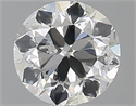 Natural Diamond 1.00 Carats, Round with Very Good Cut, J Color, I1 Clarity and Certified by GIA