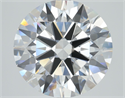 Lab Grown Diamond 5.51 Carats, Round with Excellent Cut, F Color, VS1 Clarity and Certified by IGI