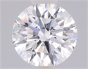 Del inventario de diamantes de laboratorio, 0.71 quilates, Redondo , Color D, claridad VVS2 y certificado IGI