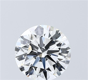 Picture of Lab Grown Diamond 2.00 Carats, Round with Ideal Cut, D Color, VVS1 Clarity and Certified by IGI