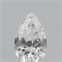 Diamante Natural 0.50 quilates, De pera , Color D, claridad IF y certificado GIA