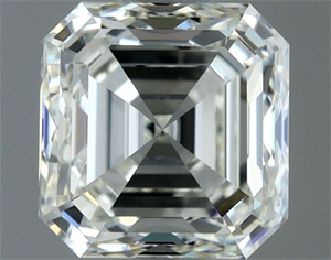 Picture of Natural Diamond 1.00 Carats, Asscher with  Cut, I Color, IF Clarity and Certified by IGI
