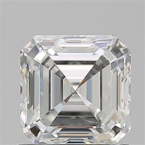 Picture of Natural Diamond 1.03 Carats, Asscher with  Cut, G Color, VS2 Clarity and Certified by GIA