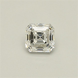 Foto Diamante Natural 0.40 quilates, Asscher , Color E, claridad VVS1 y certificado GIA de