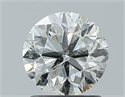 Natural Diamond 1.28 Carats, Round with Very Good Cut, I Color, SI2 Clarity and Certified by IGI