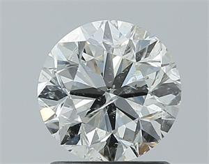 Picture of Natural Diamond 1.28 Carats, Round with Very Good Cut, I Color, SI2 Clarity and Certified by IGI