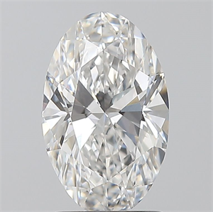 Picture of Natural Diamond 1.70 Carats, Oval with  Cut, G Color, VS1 Clarity and Certified by GIA