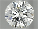 Natural Diamond 0.44 Carats, Round with Excellent Cut, I Color, SI1 Clarity and Certified by GIA