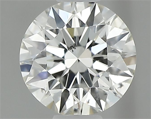 Picture of Natural Diamond 0.44 Carats, Round with Excellent Cut, I Color, SI1 Clarity and Certified by GIA