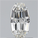 Natural Diamond 0.70 Carats, Oval with  Cut, H Color, VS2 Clarity and Certified by GIA