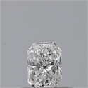 Diamante Natural 0.23 quilates, Radiante , Color E, claridad VVS1 y certificado GIA