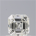 Natural Diamond 0.50 Carats, Asscher with  Cut, F Color, IF Clarity and Certified by IGI