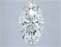 Natural Diamond 2.14 Carats, Marquise with  Cut, H Color, VS1 Clarity and Certified by GIA