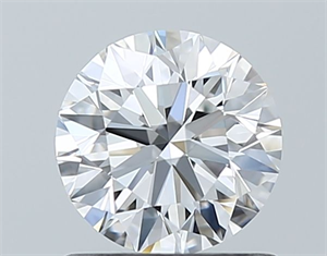 Picture of Natural Diamond 0.82 Carats, Round with Excellent Cut, E Color, VVS1 Clarity and Certified by GIA