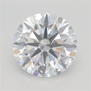 Picture of Lab Grown Diamond 4.33 Carats, Round with Excellent Cut, D Color, VVS1 Clarity and Certified by GIA