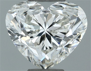 Picture of Natural Diamond 0.70 Carats, Heart with  Cut, I Color, SI2 Clarity and Certified by GIA