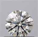 Natural Diamond 0.42 Carats, Round with Excellent Cut, H Color, VS1 Clarity and Certified by IGI