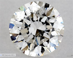 Picture of Natural Diamond 1.00 Carats, Round with Excellent Cut, G Color, SI2 Clarity and Certified by GIA