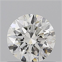 Natural Diamond 0.70 Carats, Round with Excellent Cut, H Color, SI1 Clarity and Certified by GIA
