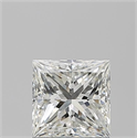 Natural Diamond 1.01 Carats, Princess with  Cut, H Color, VVS2 Clarity and Certified by GIA