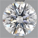 Lab Grown Diamond 2.13 Carats, Round with Excellent Cut, F Color, VVS2 Clarity and Certified by IGI