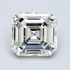 Foto Diamante Natural 2.51 quilates, Asscher , Color J, claridad VS2 y certificado GIA de