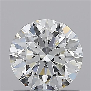 Picture of Natural Diamond 0.72 Carats, Round with Excellent Cut, D Color, SI2 Clarity and Certified by GIA
