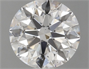 Natural Diamond 0.90 Carats, Round with Excellent Cut, F Color, SI1 Clarity and Certified by GIA