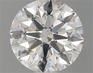 Picture of Natural Diamond 0.90 Carats, Round with Excellent Cut, F Color, SI1 Clarity and Certified by GIA