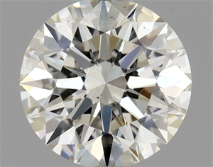 Foto Diamante Natural 0.52 quilates, Redondo , Color J, claridad SI1 y certificado GIA de