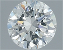 Natural Diamond 0.70 Carats, Round with Very Good Cut, J Color, SI1 Clarity and Certified by GIA