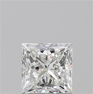 Picture of Natural Diamond 1.01 Carats, Princess with  Cut, I Color, VVS1 Clarity and Certified by GIA
