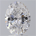 Natural Diamond 2.01 Carats, Oval with  Cut, D Color, SI1 Clarity and Certified by GIA