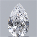 Natural Diamond 0.80 Carats, Pear with  Cut, D Color, VS2 Clarity and Certified by GIA