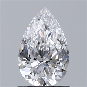 Picture of Natural Diamond 0.80 Carats, Pear with  Cut, D Color, VS2 Clarity and Certified by GIA