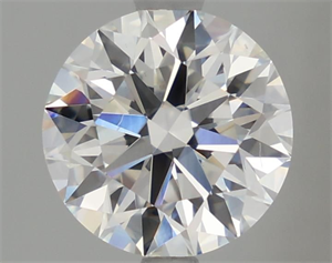 Picture of Lab Grown Diamond 2.50 Carats, Round with Excellent Cut, E Color, VS1 Clarity and Certified by IGI