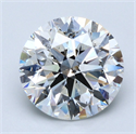 Diamante Natural 5.01 quilates, Redondo , Color F, claridad SI2 y certificado GIA