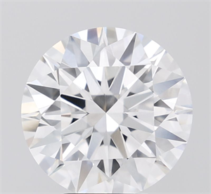 Picture of Lab Grown Diamond 5.06 Carats, Round with Ideal Cut, E Color, VVS1 Clarity and Certified by IGI