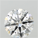 Lab Grown Diamond 3.10 Carats, Round with Ideal Cut, F Color, VVS2 Clarity and Certified by IGI