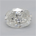 Diamante Natural 1.30 quilates, Ovalado , Color I, claridad SI2 y certificado GIA