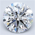 Diamante Natural 2.50 quilates, Redondo , Color D, claridad VVS2 y certificado GIA