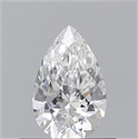 Natural Diamond 0.52 Carats, Pear with  Cut, F Color, VS1 Clarity and Certified by GIA